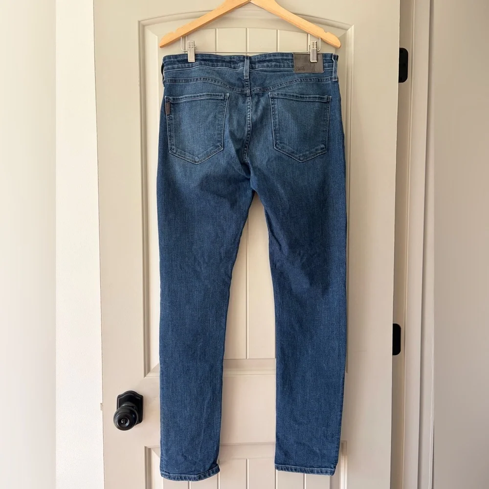 PAIGE Croft Skinny Jeans in Ewan Wash - Size 33 - Made in USA
